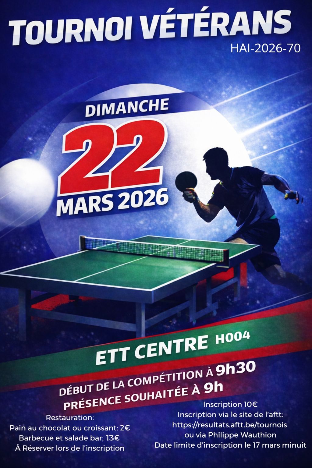 Tournoi Vétérans